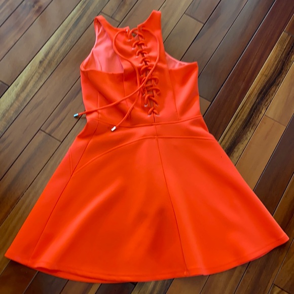 Miss Behave Jrs Orange Dress - Picture 1 of 6